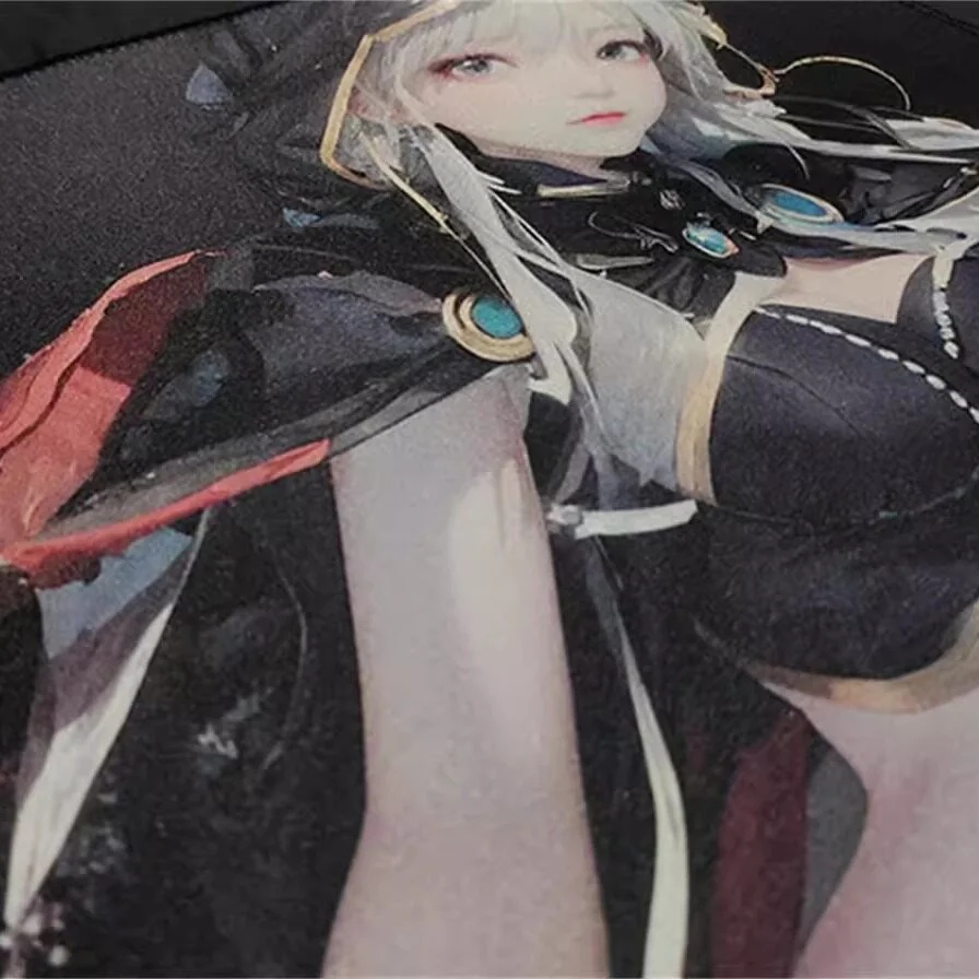 Underside view of the anti-slip natural rubber base of the DOTA 2 mouse pad