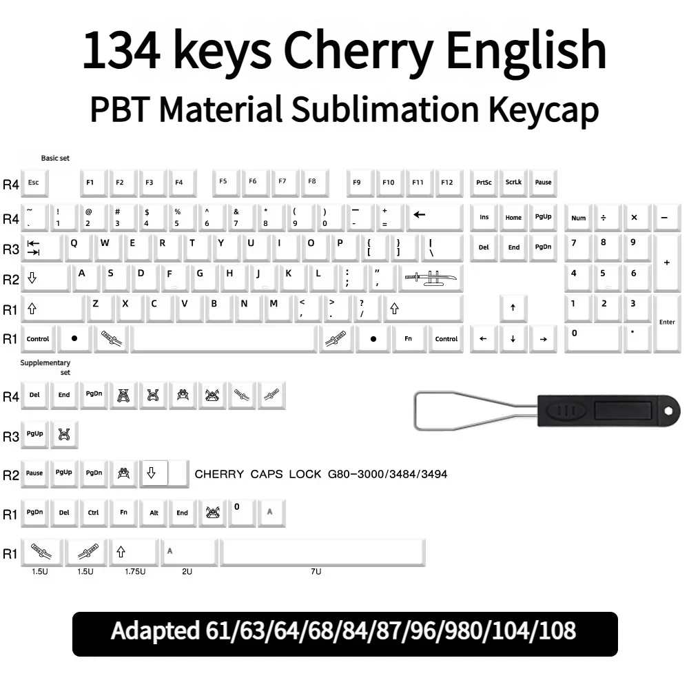 Detailed view 7 of Honor Series Cherry Keycap Premium PBT dignified artisan keycap