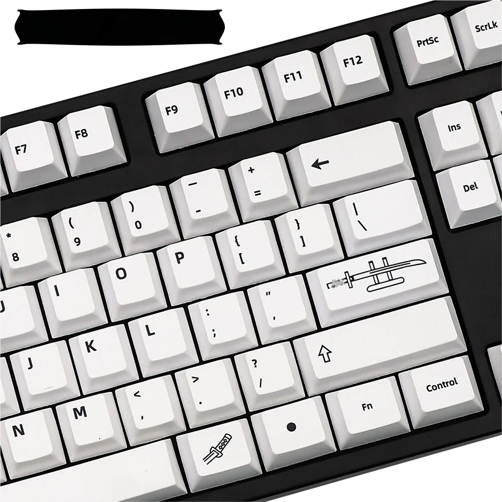 Side profile of Honor Series Cherry Keycap Premium PBT dignified showing keycap shape and fit