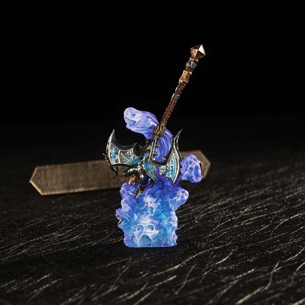 Shadowmourne keycap replica from World of Warcraft, front view