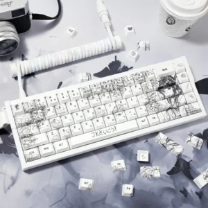 JK Girl Cherry Keycap Unique JK Girl design hero image featuring JK Girl Keycap Set