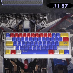 Mobile Suit Gundam Iconic Iconic Gundam theme hero image featuring Gundam keycap set