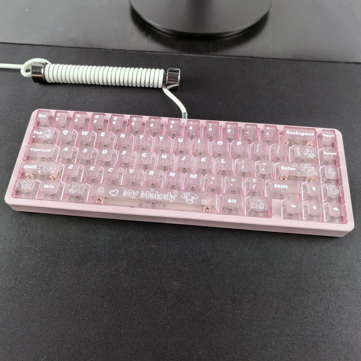 My Melody Frosted Pc Keycap Keyboard Setup product image
