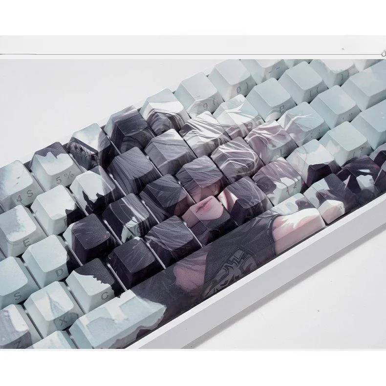 Detailed texture view of NieR Automata YoRHa No Iconic NieR Automata 2B design and material