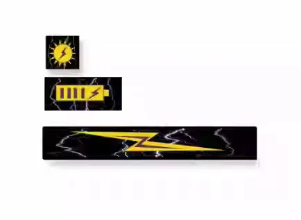 Detailed texture view of Stylish Electrifying Lightning Cherry Durable artisan design