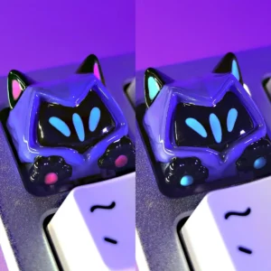 Valorant Omen Cat Keycaps Valorant Omen Cat Ear & hero image featuring Valorant Omen Keycap