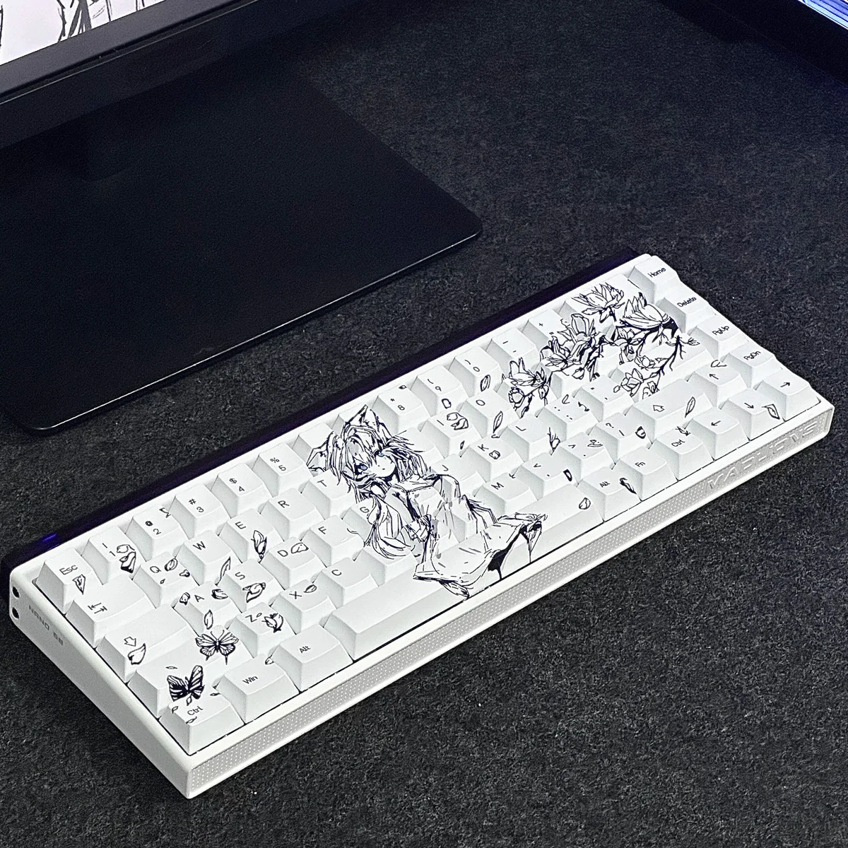 Detailed texture view of Whimsical Cat Ear Girl Exclusive original cat-ear design and material