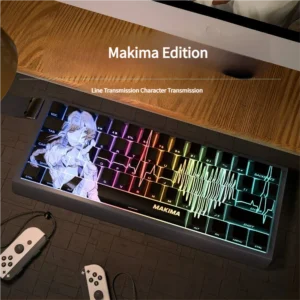 Chainsaw Man Premium Makima Exclusive Chainsaw hero image featuring Makima keycap set