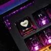 Close-up of 808 Bass Heartbeat Series Vibrant metal 808 bass highlighting details and finish