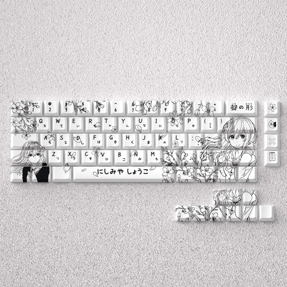 Close-up of A Silent Voice Shouko Exclusive A Silent Voice highlighting handcrafted details and finish