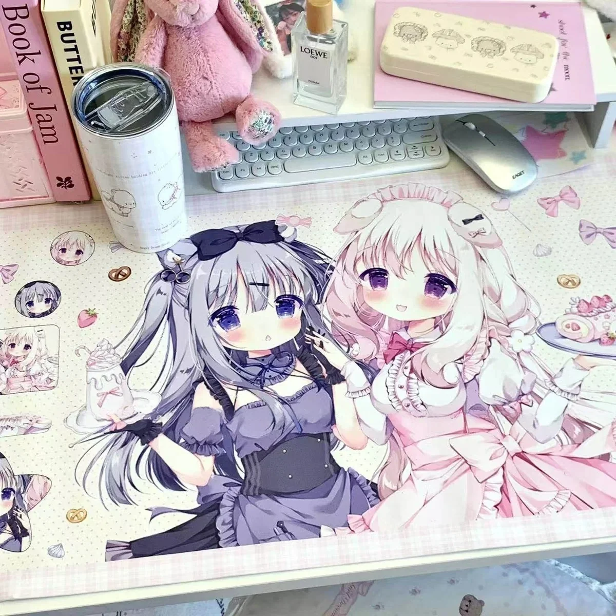 Amairo Chocolate Desk Mat neatly arranged in its packaging, ready for installation