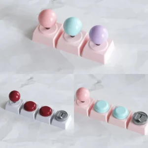 Arcade joystick and button keycaps set for mechanical keyboard