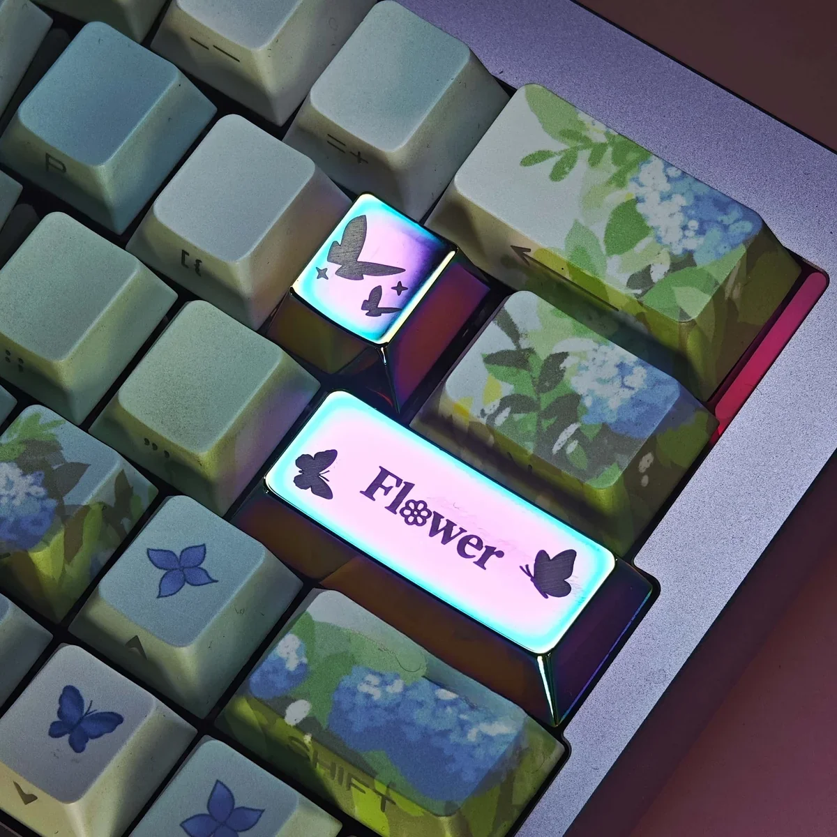 Artisan Zinc Alloy Butterfly Keycap Detail product image