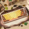 Autumn Glow MDA Keycap MDA Profile PBT Dye-Sub hero image featuring Autumn Glow Keycap Set