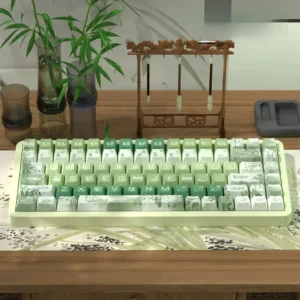 Bamboo Ink Wash Cherry Exquisite Ink Wash Bamboo hero image featuring Bamboo Ink Wash Keycap Set