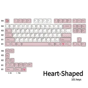 Detailed view 7 of Butterfly & Heart-Shaped Cherry Charming artisan keycap