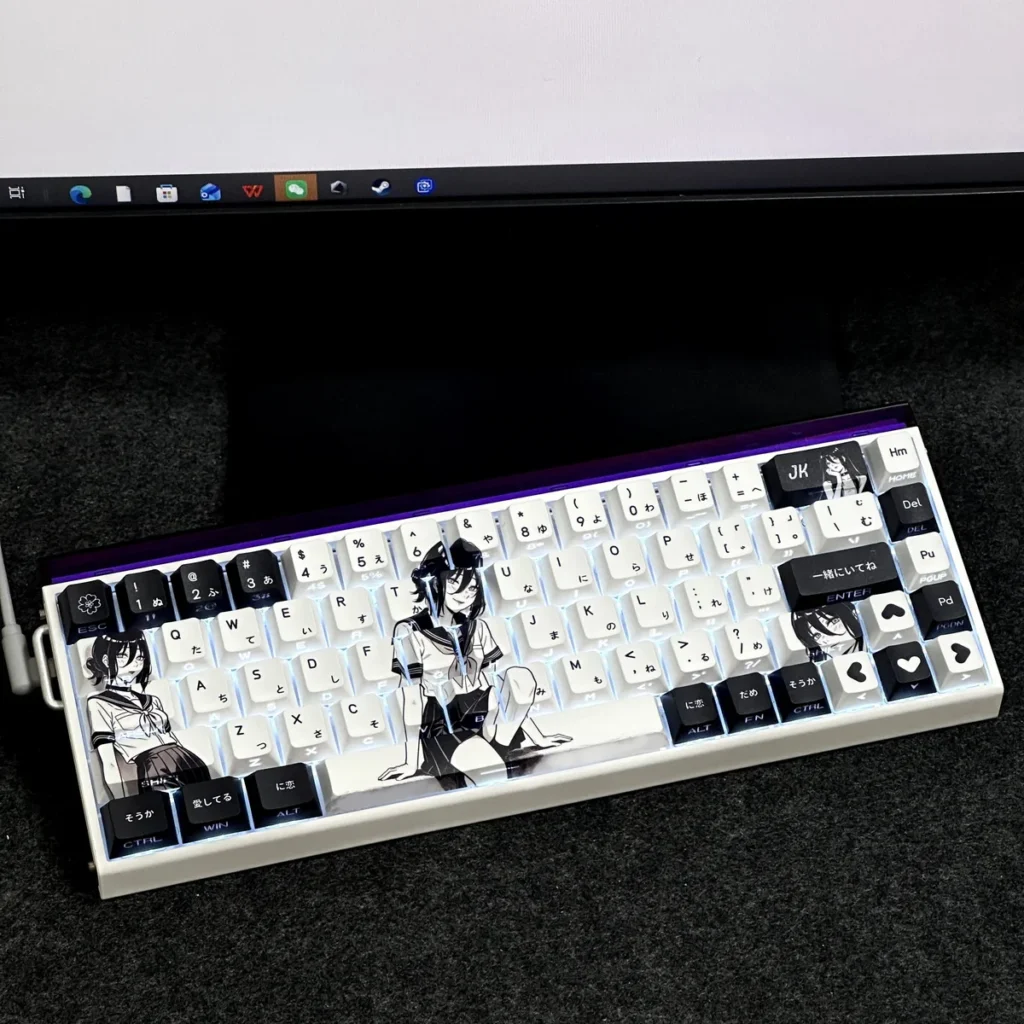 Chainsaw Man Premium Reze Chainsaw Man Reze hero image featuring Premium Reze Keycap Set