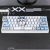 Close-up of Chiikawa Hachiware Cherry Keycap Sleek highlighting details and finish
