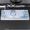 Chiikawa Hachiware Cherry Keycap Sleek installed on a mechanical keyboard setup