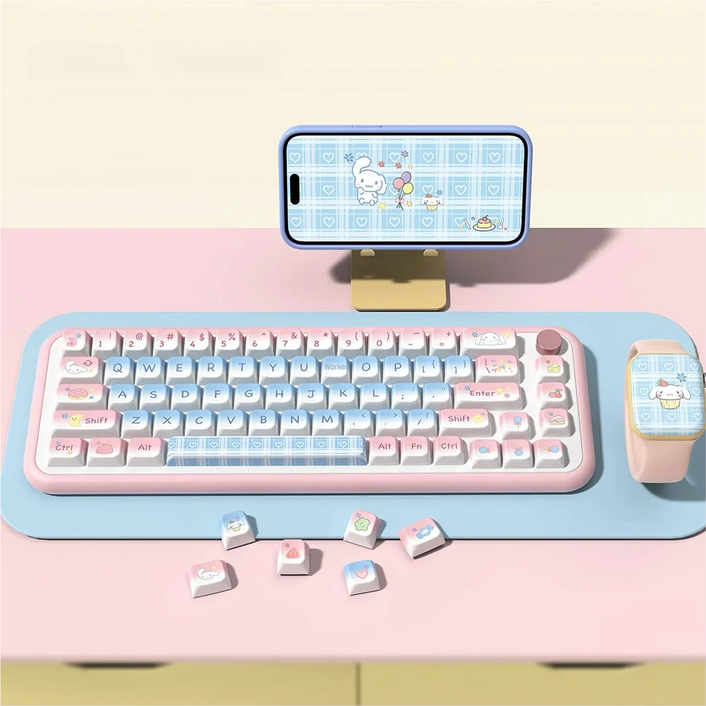 Cinnamoroll Keycap Set Pastel Gradient Keyboard product image