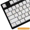 Close-up of dye-sublimated historical legends on Civilization keycaps