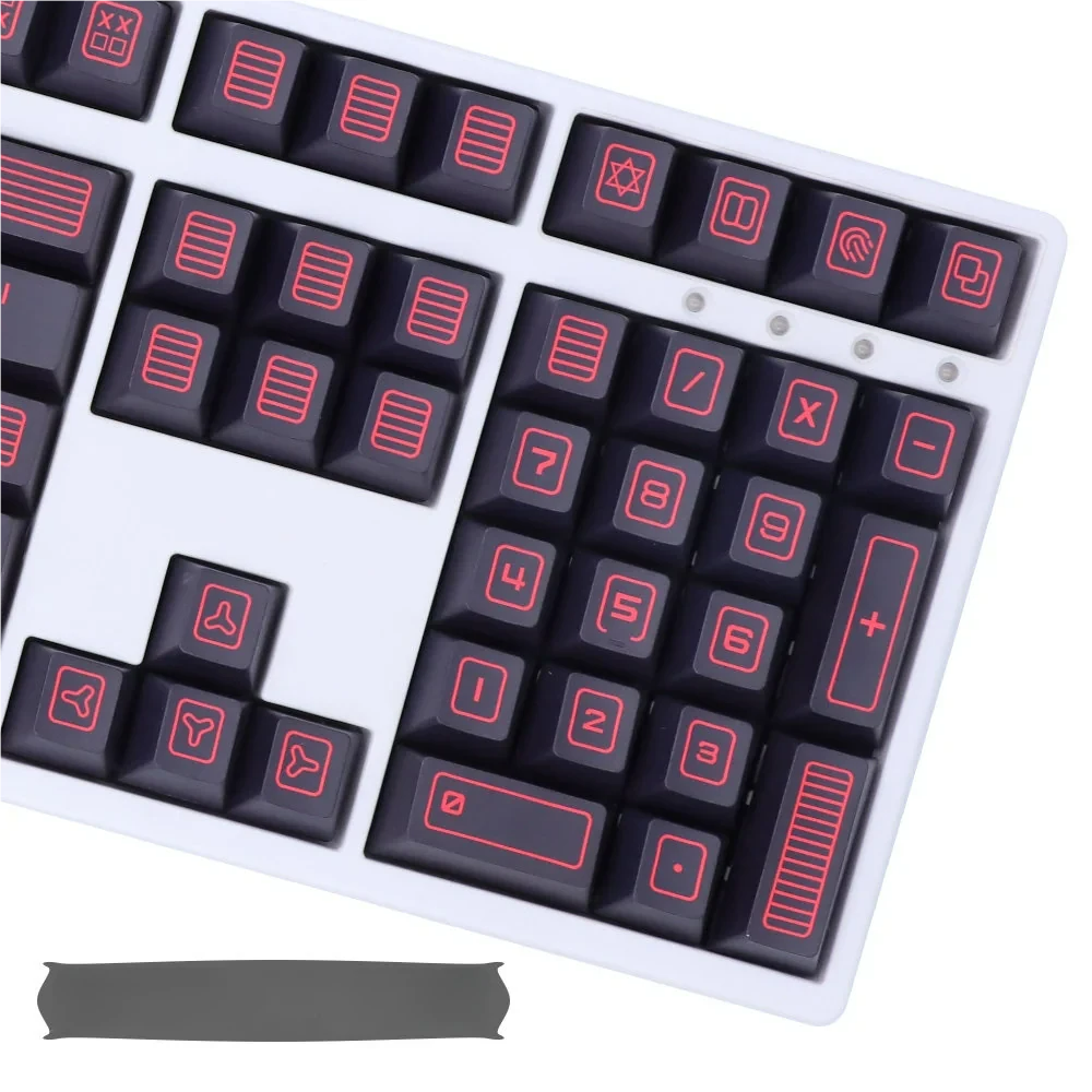 Full overview of the 135-key Command PBT Keycap Set, showing all included keys.