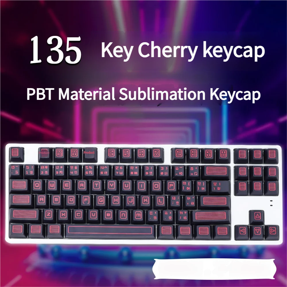 Command Pbt Keycap Set On Keyboard product image