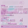 Complete Ethereal Purple Butterfly Keycap Set for custom keyboards