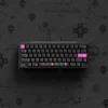 Side profile of Day of the Dead Unique Day of the Dead cultural showing keycap set shape and fit