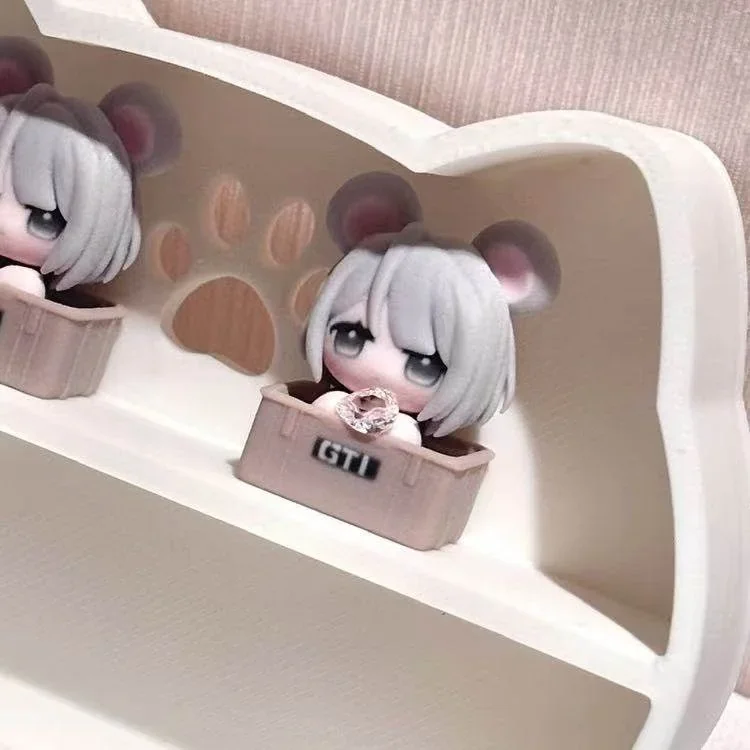 Side view of Cherry profile resin gaming keycap