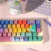 Close-up of dye-sublimated legends on fantasy themed keycaps