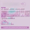 Ergonomic Cherry profile keycaps in a whimsical theme