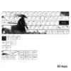 Side profile of Expressive Warrior Cherry Keycap Unique original showing keycap shape and fit