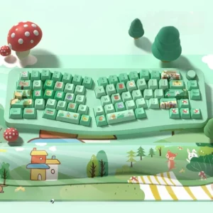 Forest Party Cherry Keycap Vibrant PBT Forest hero image featuring Forest Party Keycap Set