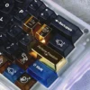 Fortune Freedom metal Enter keycap on a mechanical keyboard