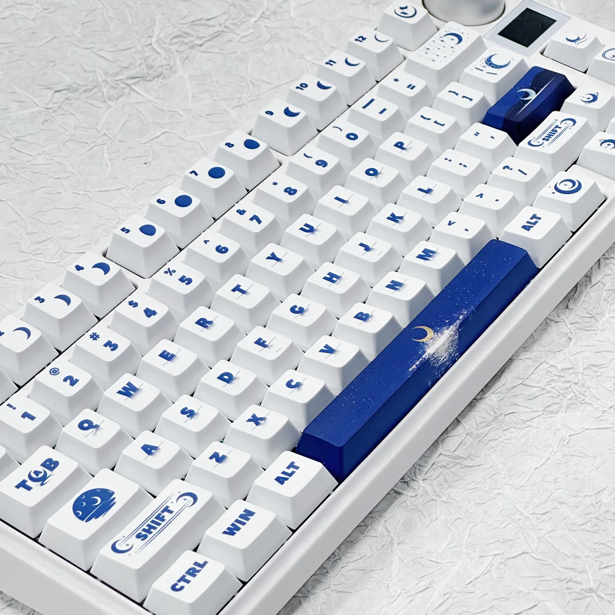 Full layout view of the Sea Moon Keycap Set, showing various key sizes