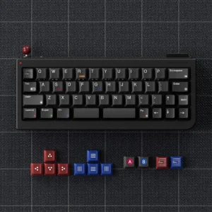 GB40 Black Mechanical Keyboard Premium retro hero image featuring GB40 Black Mechanical Keyboard