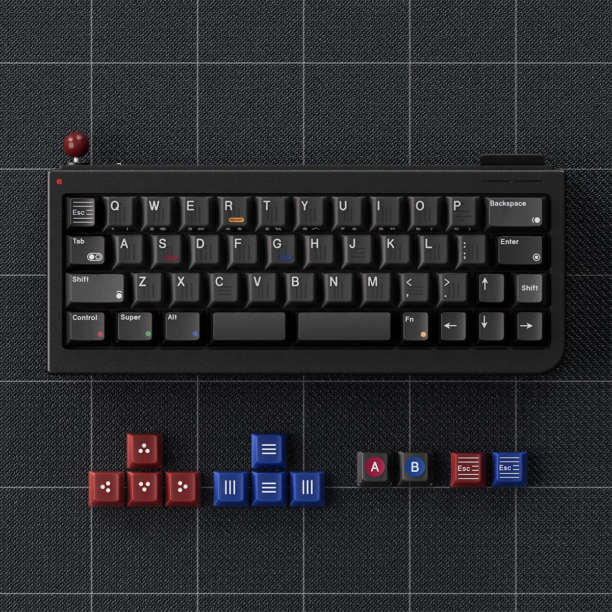 Gb40 Black Mechanical Keyboard Premium Retro product image