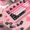 Heartbeat keycaps with a focus on the vibrant, dynamic EKG pattern and crisp legends