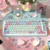 Ink Wash Brilliance MDA Elegant ink wash PBT hero image featuring Ink Wash Brilliance Keycap Set