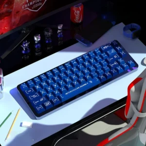 Interstellar Journey PBT Dye-sub Keycap Set on mechanical keyboard