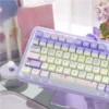 Full layout of 158-key Joyful Birthday set with festive accessories