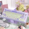 Joyful Birthday PBT Keycap Set with MDA profile on a mechanical keyboard