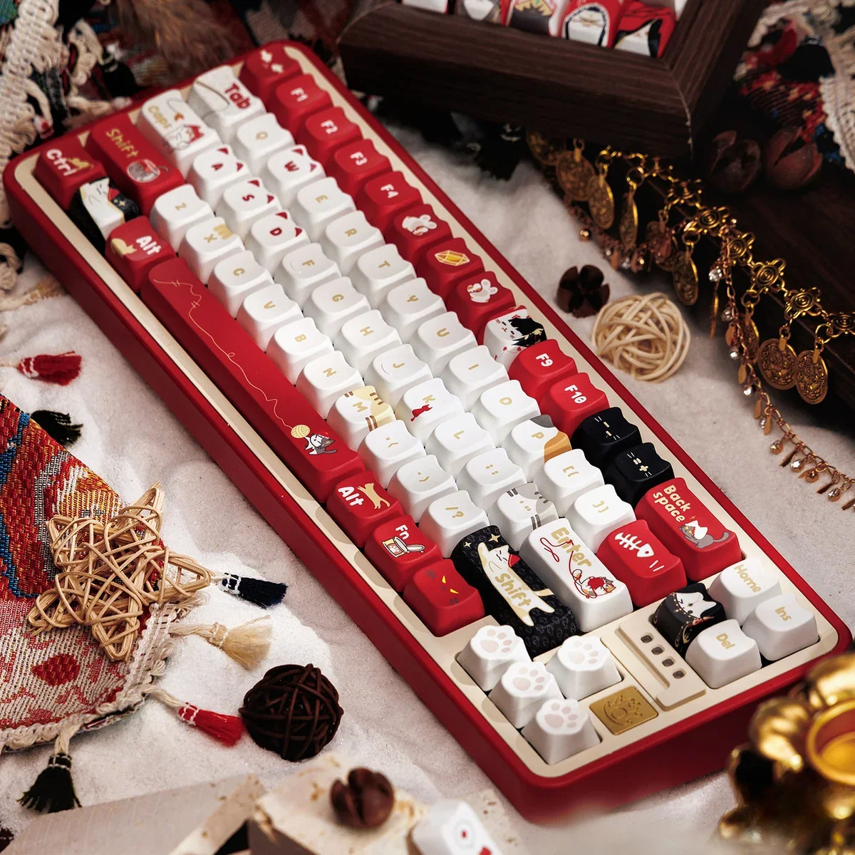 Jx3 Ming Jiao Pbt Mao Keycap Set Full product image