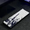 Kawasaki Cherry Keycap Set Durable PBT installed on a mechanical keyboard setup