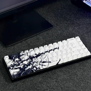 Kawasaki Cherry Keycap Set Durable PBT hero image featuring Kawasaki keycap set