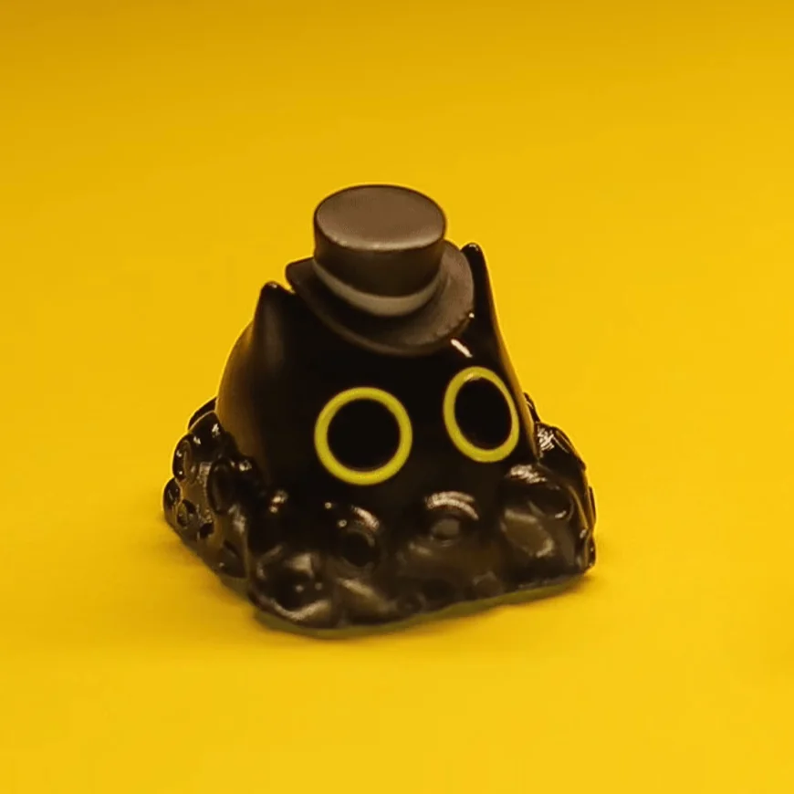 Lord of Mysteries Klein Handcrafted 'Lord of installed on a mechanical keyboard setup