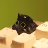 Side profile of Lord of Mysteries Klein Handcrafted 'Lord of showing keycap shape and fit