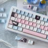 Close-up of Moonlit Rose Series Keycap Elegant Moonlit Rose highlighting handcrafted details and finish