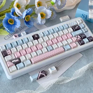 Moonlit Rose Series Keycap Elegant Moonlit Rose hero image featuring Moonlit Rose Keycap Set